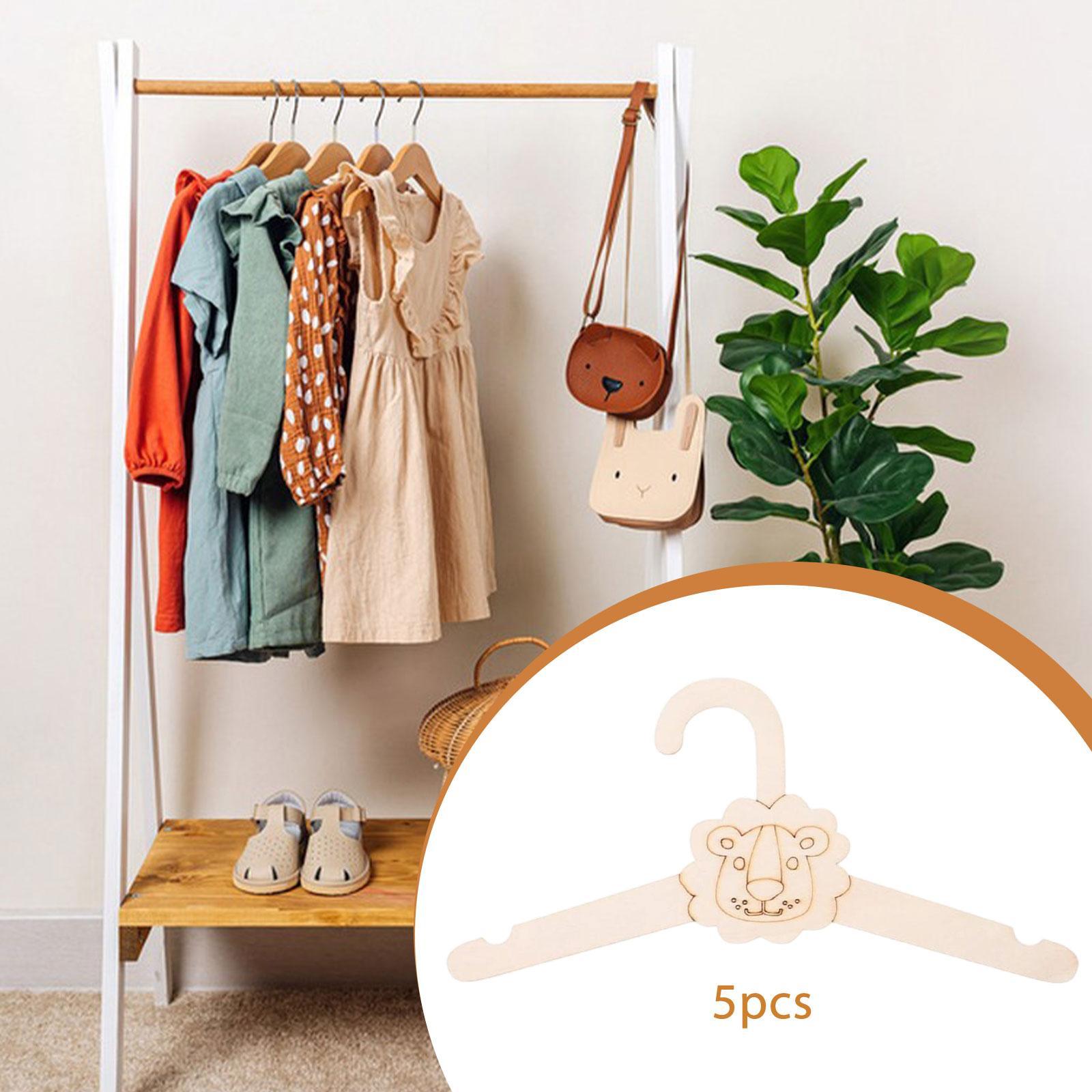 Baby Nursery Closet Organization - Small Clothes Hangers for Kids Nursery