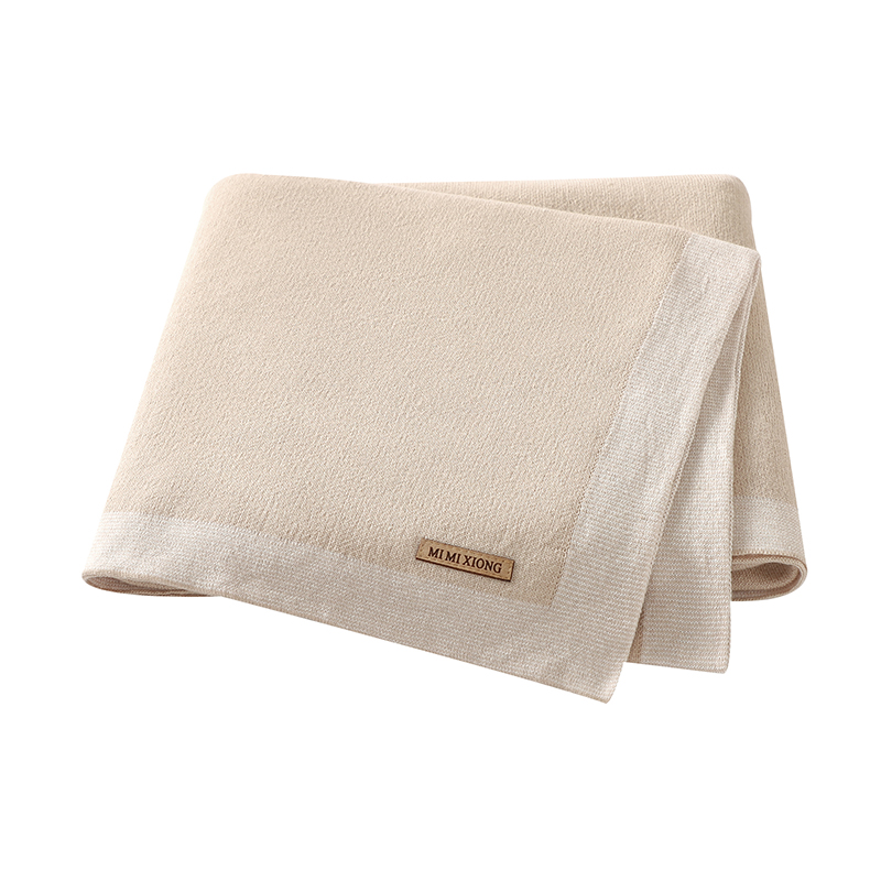 Baby Boy Nursery Quilt - Baby Blankets Cotton 100*80cm Knitted Newborn