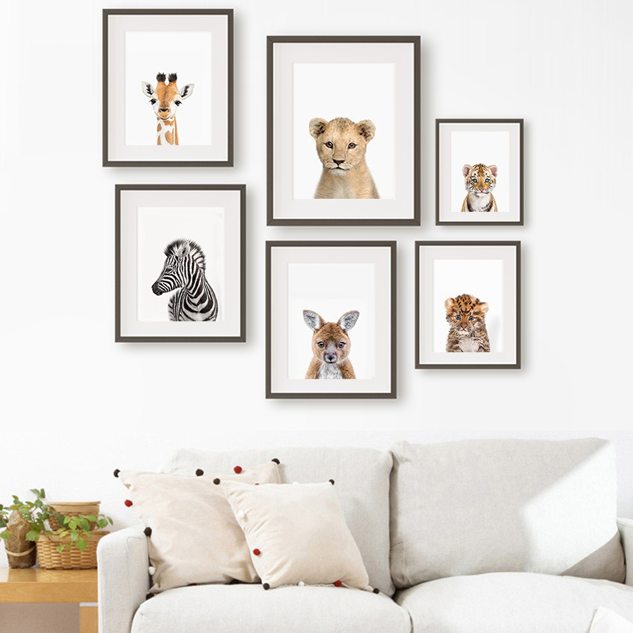 Baby Animal Nursery Wall Art P - Baby Nursery Zoo Animals review and price