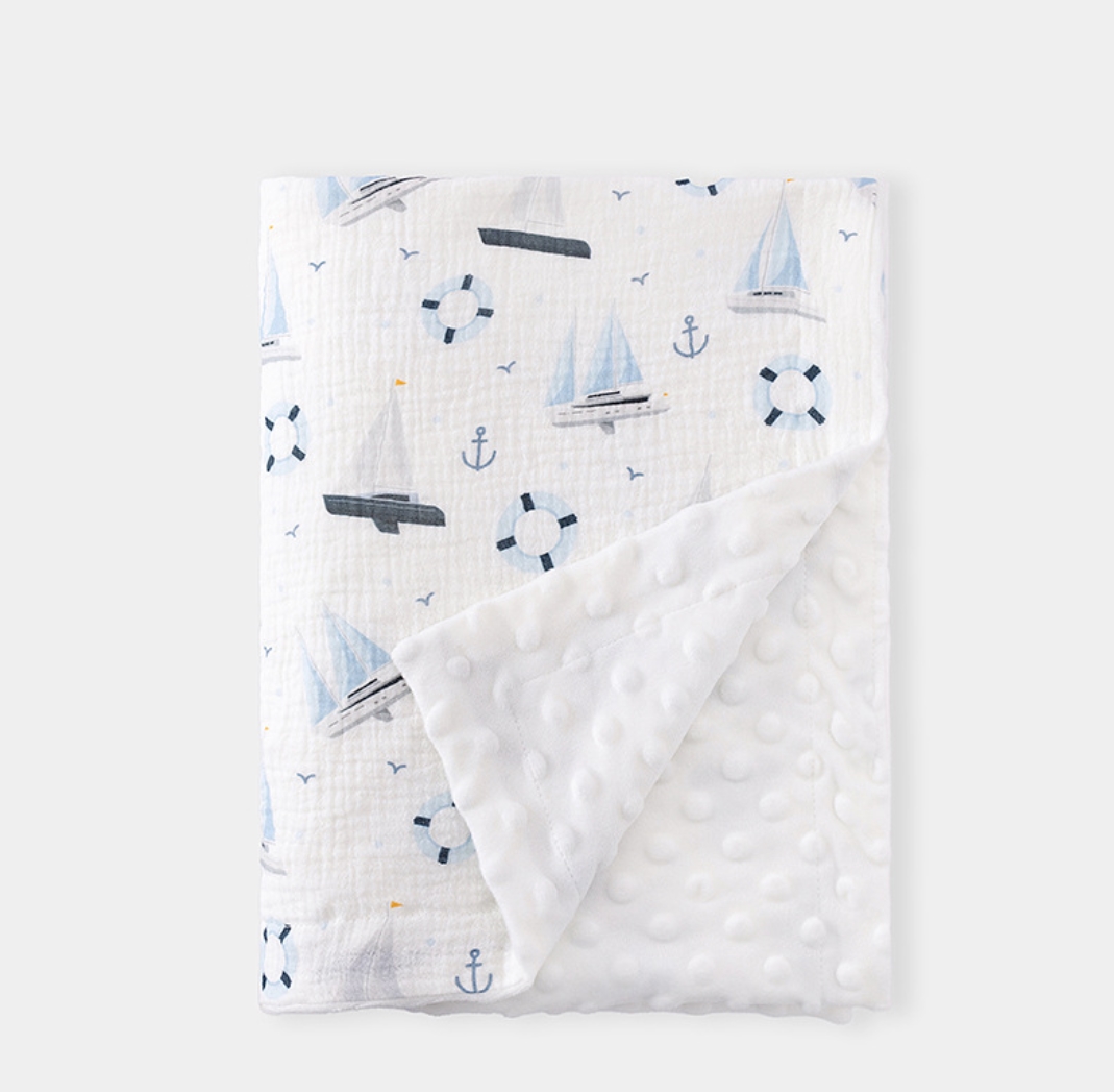 Muslin Baby Blanket For Newbor - Baby Boy Nursery Quilt review and price