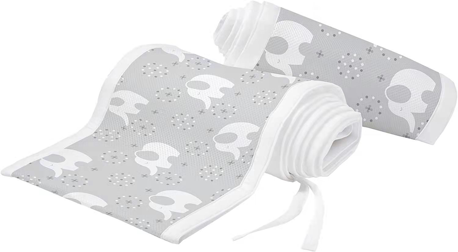 2Pcs Set Breathable Mesh Crib  - Baby Nursery Sale review and price