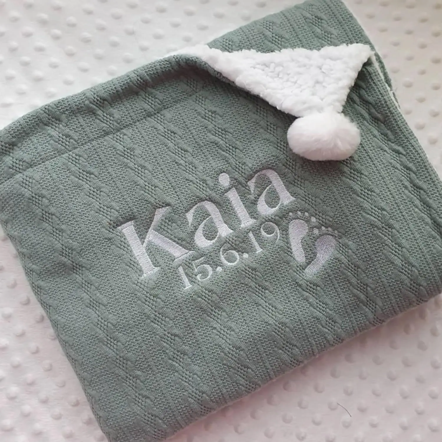 Personalized Baby Blanket with - Baby Nursery Embroidery review and price