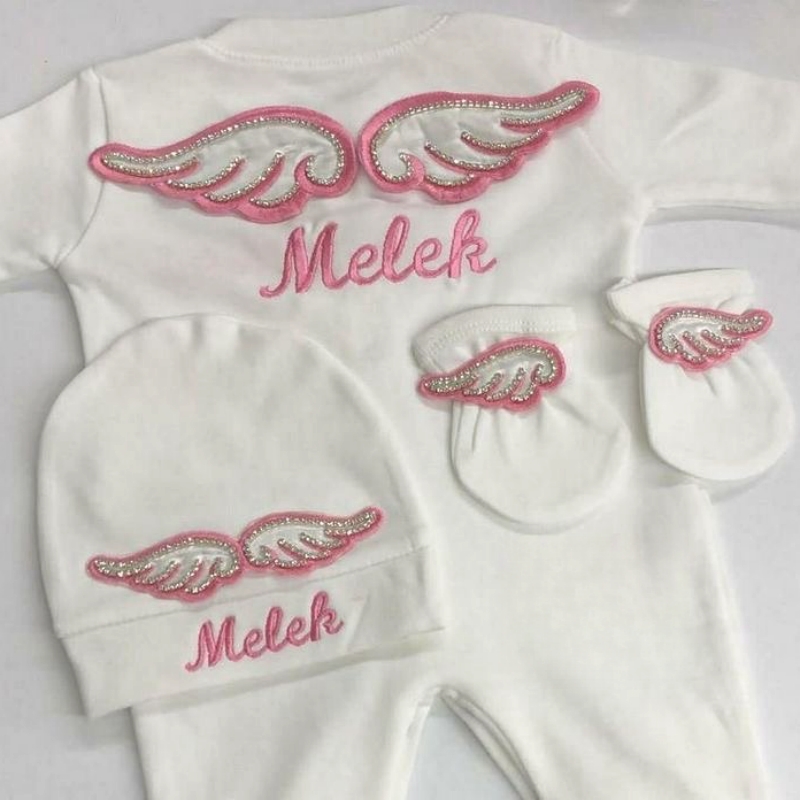 Dollbling 3pcs Embroidery Name - Baby Nursery Sale review and price