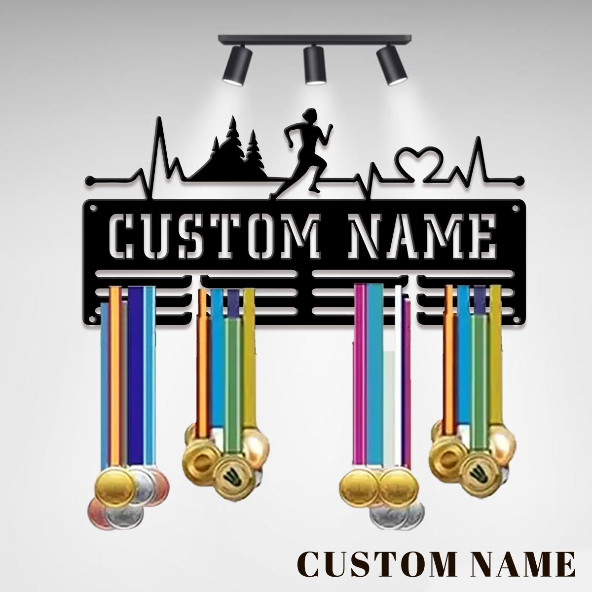 Custom Marathon Sports Metal M - Baby Nursery Ornaments review and price