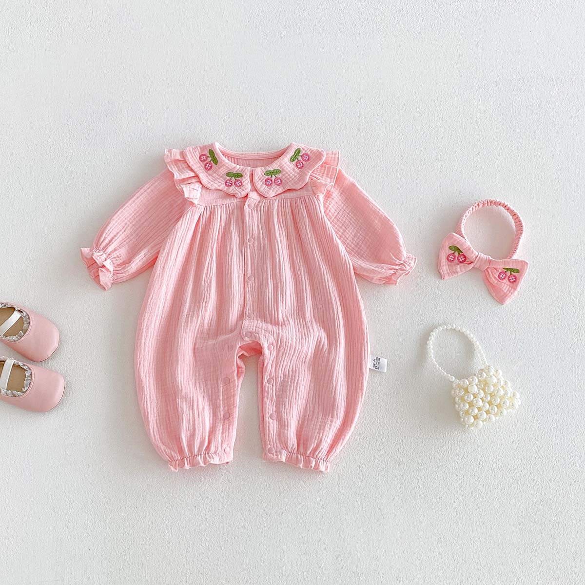Newborn Baby Girls Spring Autu - Baby Nursery Embroidery review and price