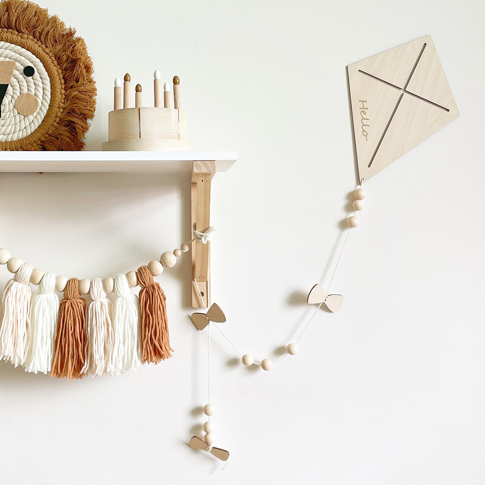 INS Nordic Wooden Kite Wall Or - Baby Nursery Ornaments review and price