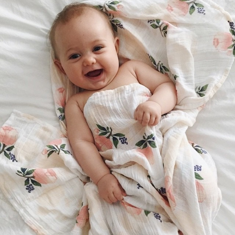 Rose 120x120cm 70% Bamboo 30%  - Swaddle Blanket Muslin review and price