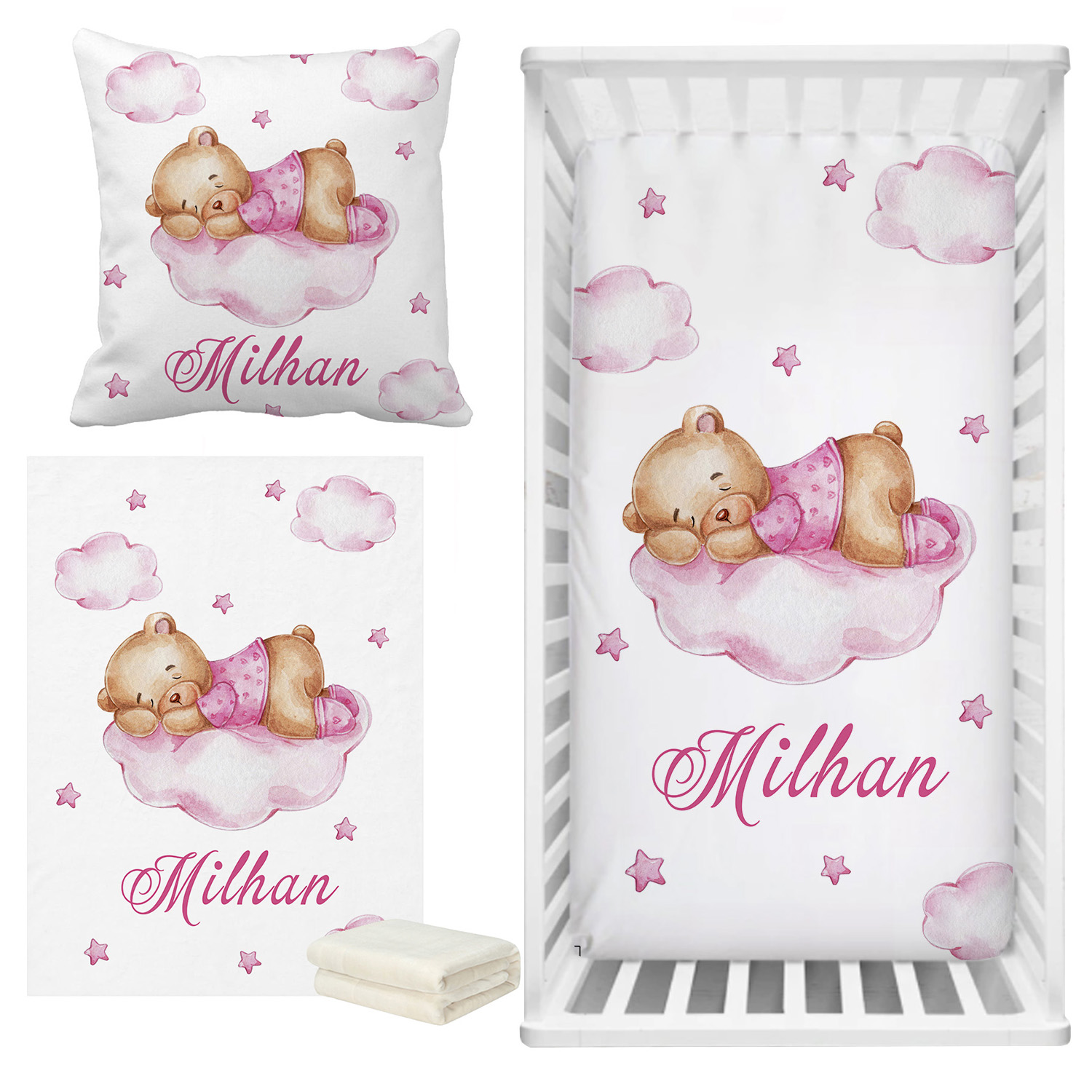 LVYZIHO Sleeping Bear Custom N - Baby Nursery Sale review and price