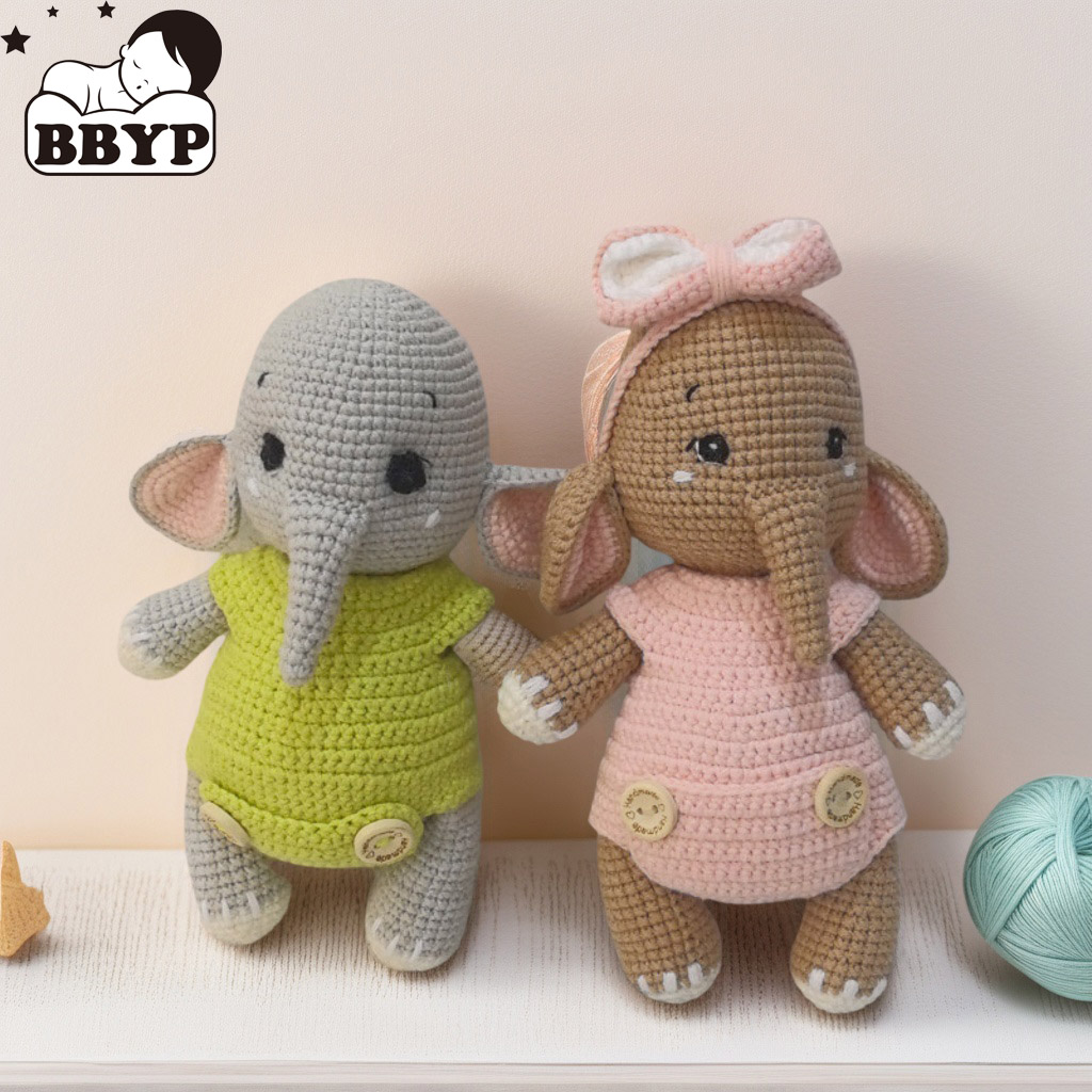 Handmade Crochet Elephant Coup - Baby Nursery Game review and price
