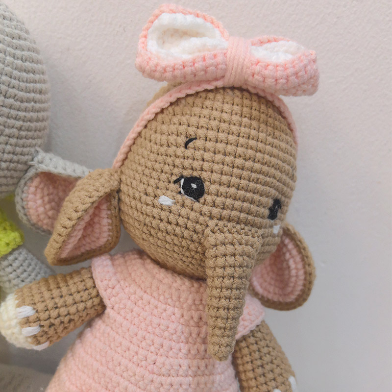 Handmade Crochet Elephant Coup - Baby Nursery Game review and price