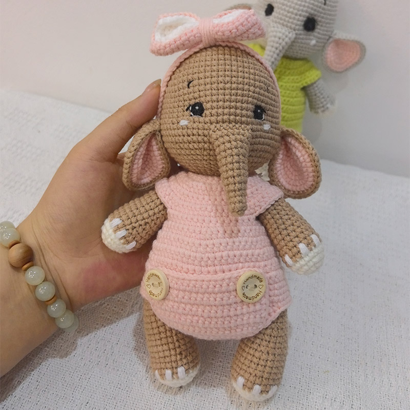 Handmade Crochet Elephant Coup - Baby Nursery Game review and price