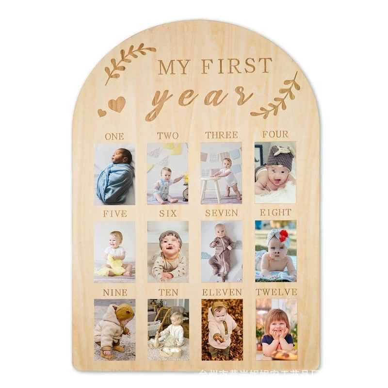 Wooden Baby Month Milestone Ph - Baby Nursery Keepsake review and price