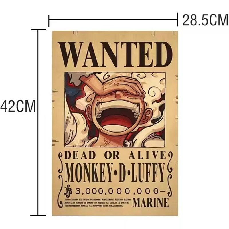 Anime One Piece Bounty Wanted  - Baby Nursery Wall Decals review and price