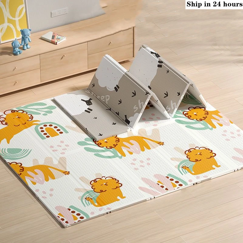 Baby Play Mats Foldable Xpe Pu - Baby Nursery Game review and price