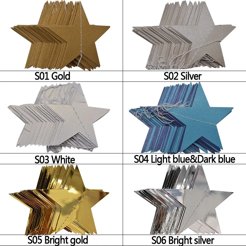 4M Star Garland  10cm Paper St - Baby Nursery Ornaments review and price