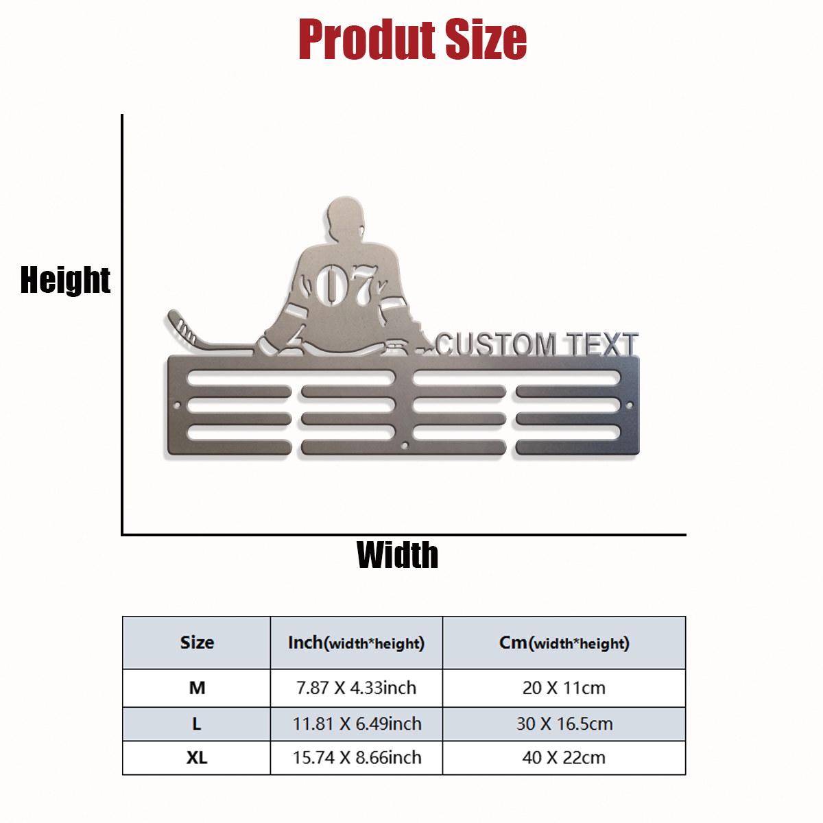 1pc Custom ice hockey metal me - Baby Nursery Ornaments review and price