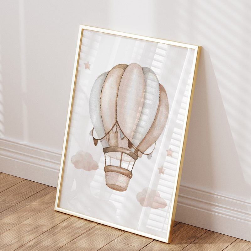 Cute Elephant Hot Balloon Moon - Baby Nursery Pictures review and price