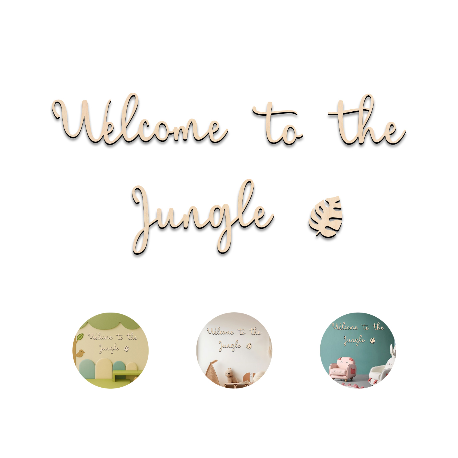 Welcome to the Jungle Wooden S - Baby Nursery Ornaments review and price