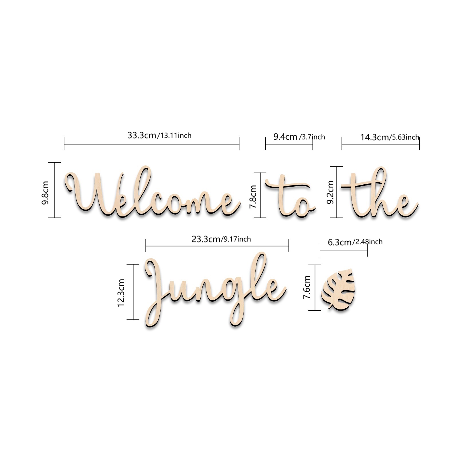 Welcome to the Jungle Wooden S - Baby Nursery Ornaments review and price