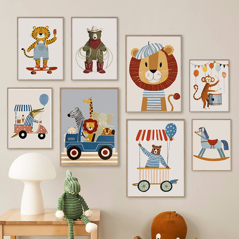Funny Cartoon Animal Car Ballo - Baby Nursery Ornaments review and price