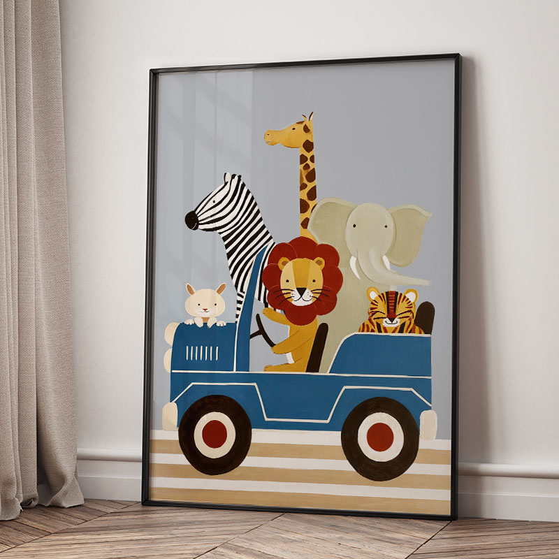 Funny Cartoon Animal Car Ballo - Baby Nursery Ornaments review and price