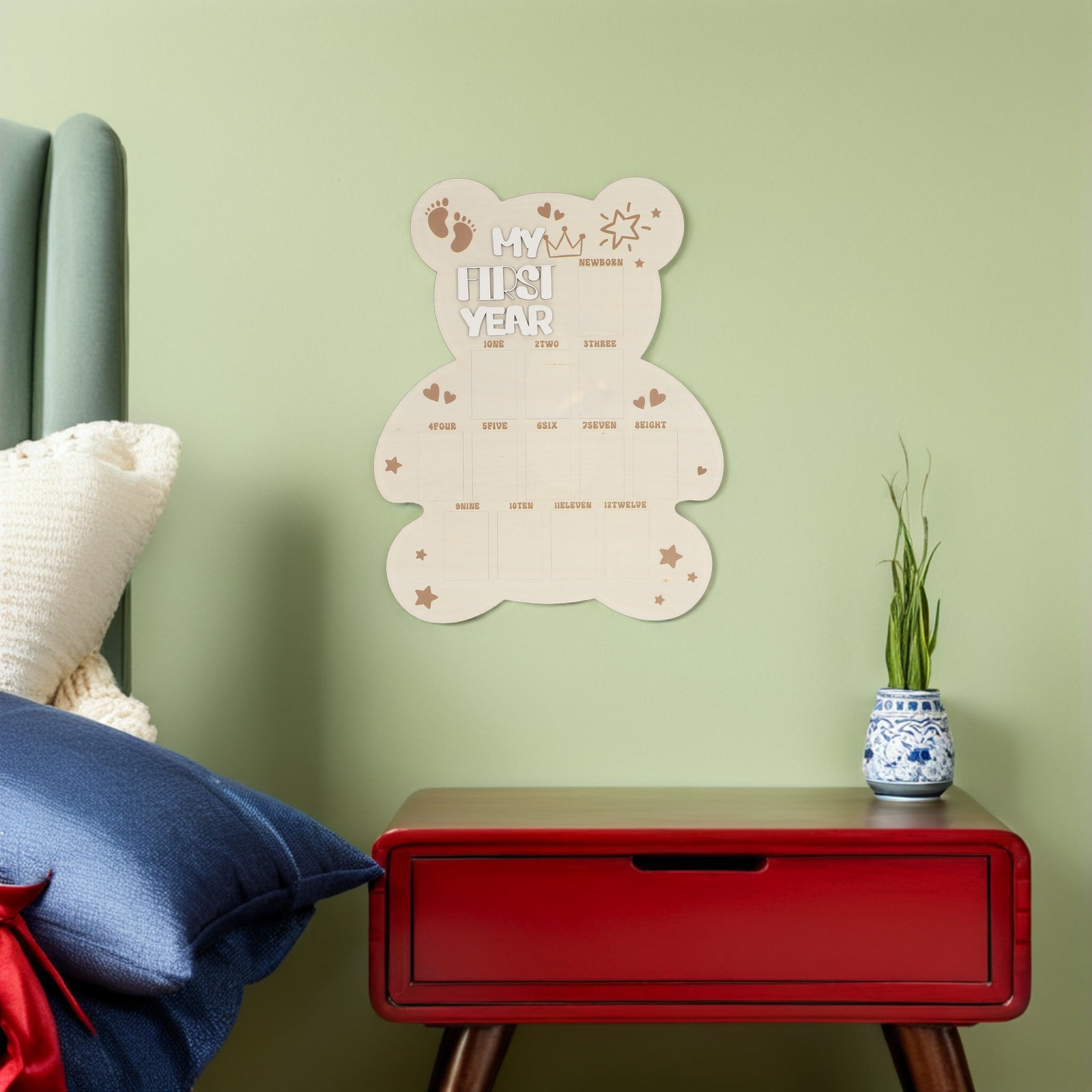 Wooden My First Picture Frame  - Baby Nursery Keepsake review and price