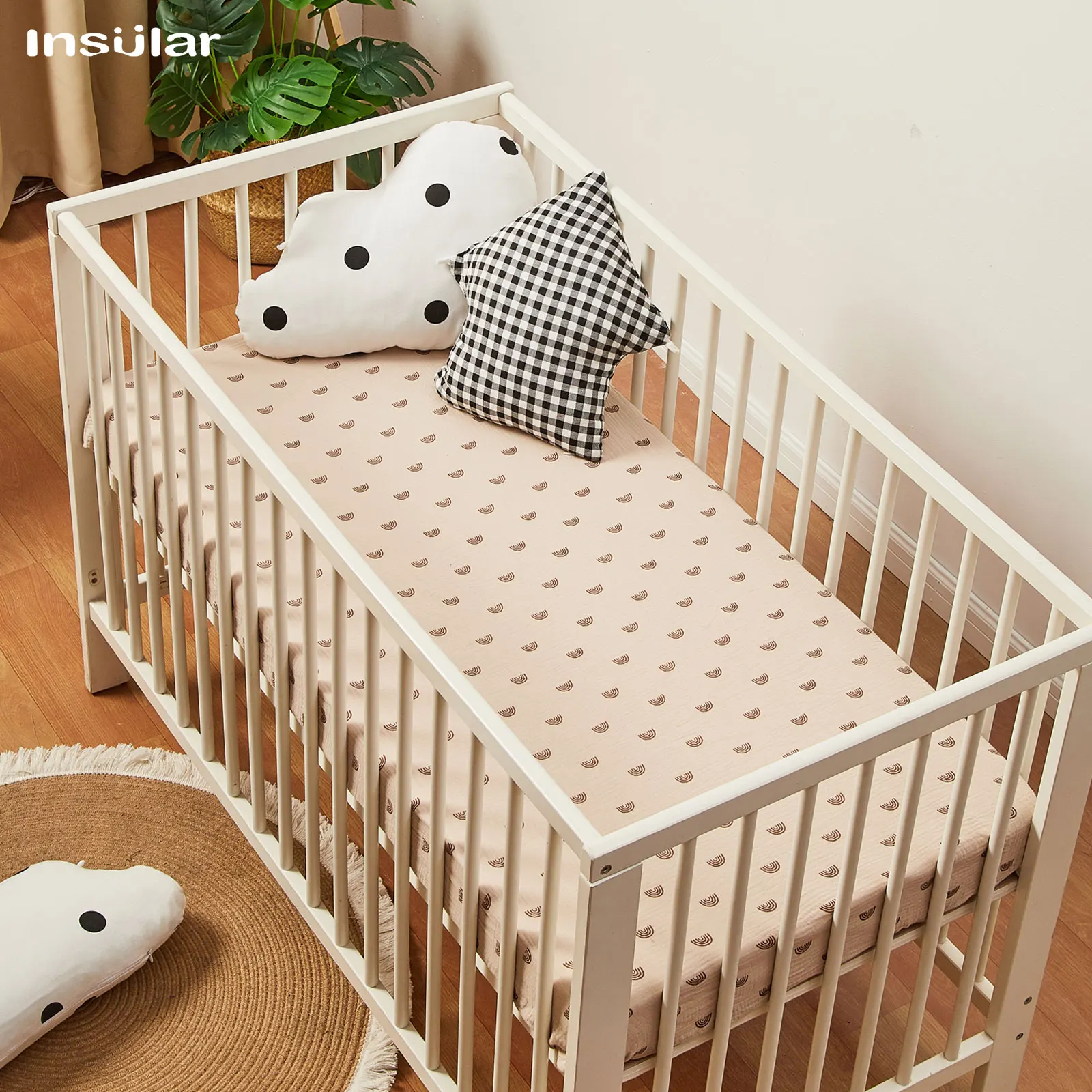 130*70cm Crib Fitted Sheets So - Baby Nursery Sale review and price