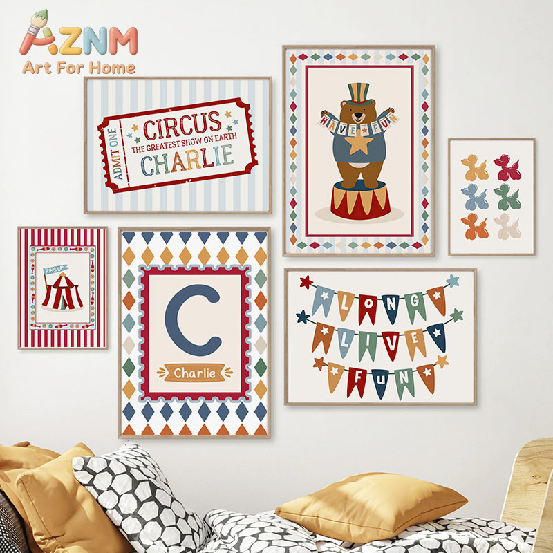 Circus Bear Magician Dog Quote - Baby Nursery Pictures review and price