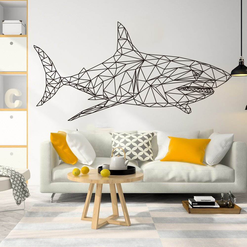 Geometric Shark Whale Fish Oce - Baby Nursery Under The Sea review and price