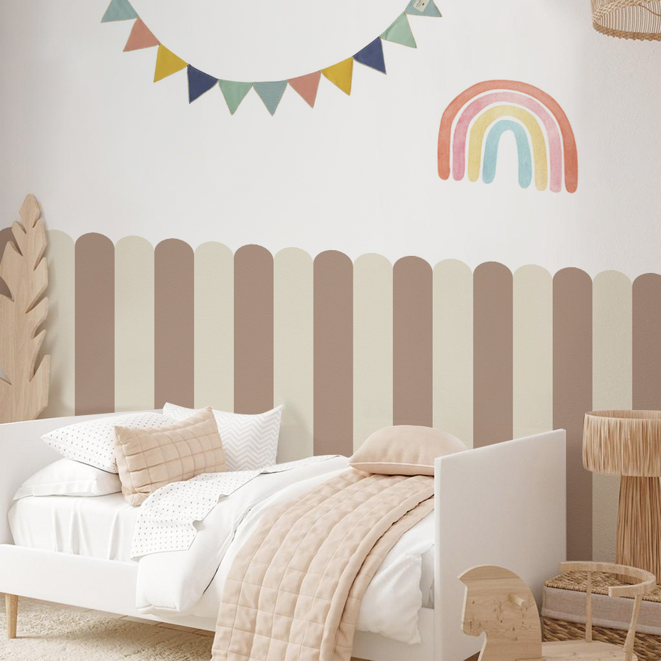 Multicolor Vertical Striped Ar - Baby Nursery Wall Decals review and price