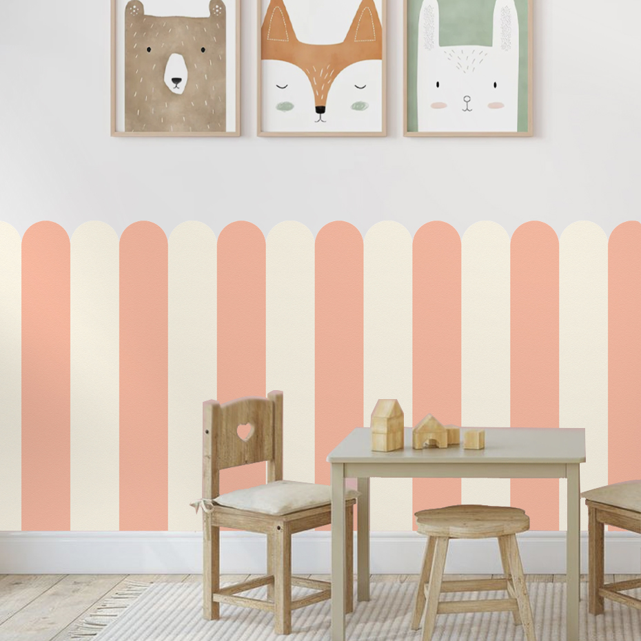 Multicolor Vertical Striped Ar - Baby Nursery Wall Decals review and price