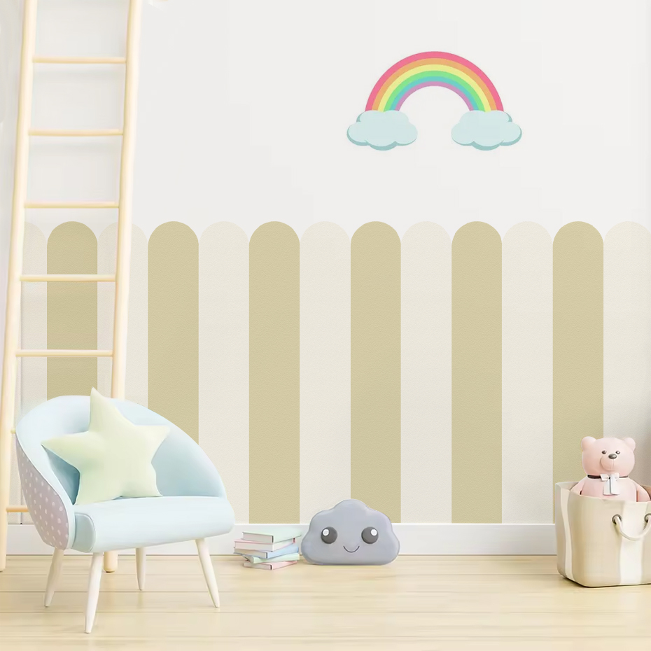Multicolor Vertical Striped Ar - Baby Nursery Wall Decals review and price