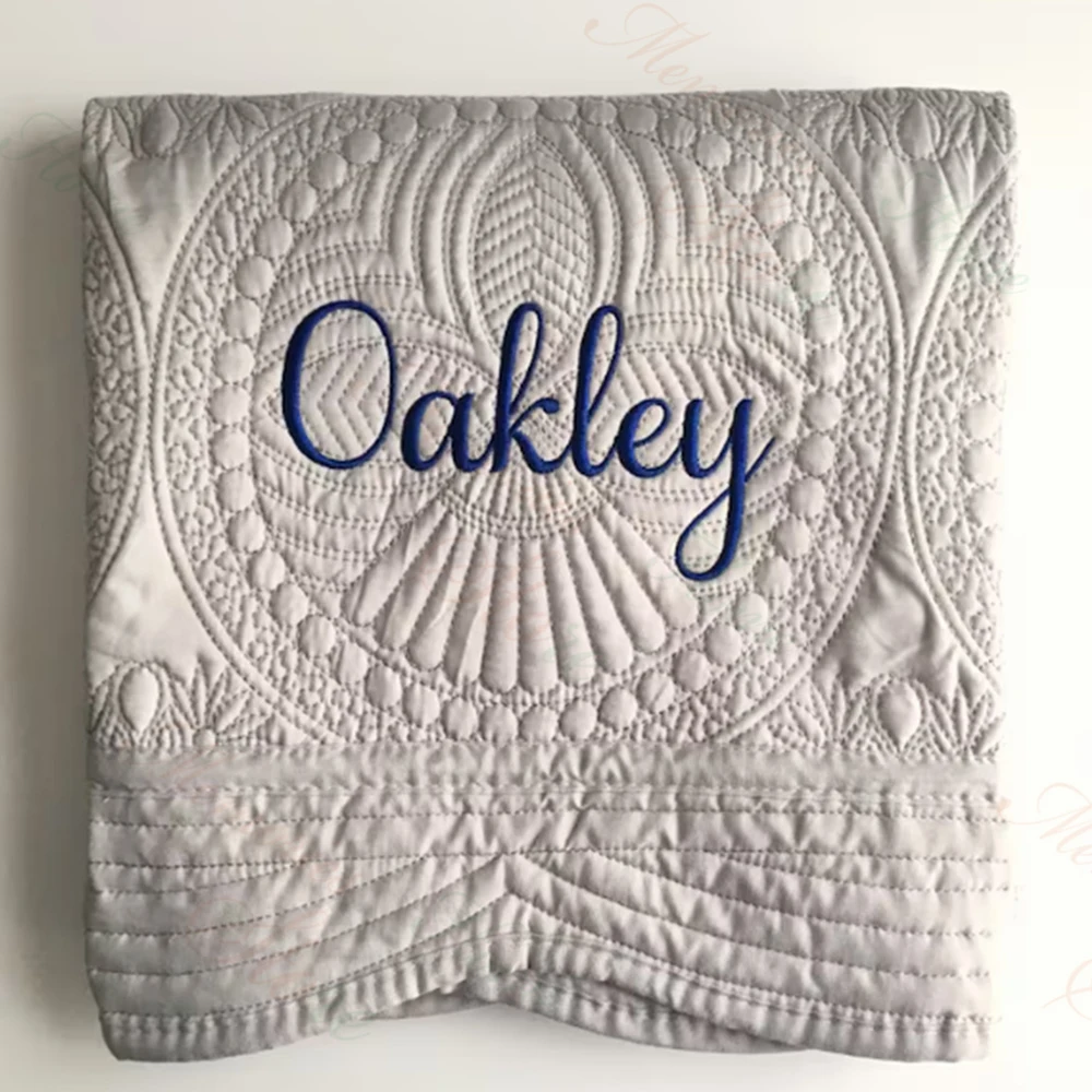 Embroidered Name Baby Nursery  - Baby Boy Nursery Quilt review and price