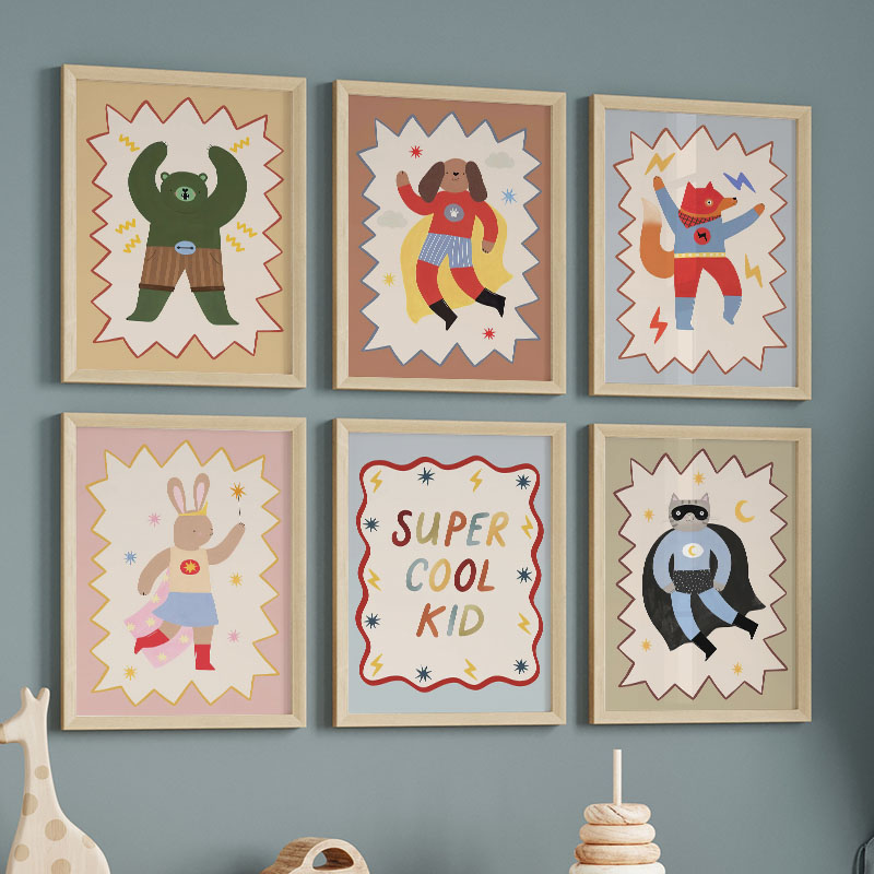 Funny Cartoon Super Cool Kid N - Baby Nursery Ornaments review and price
