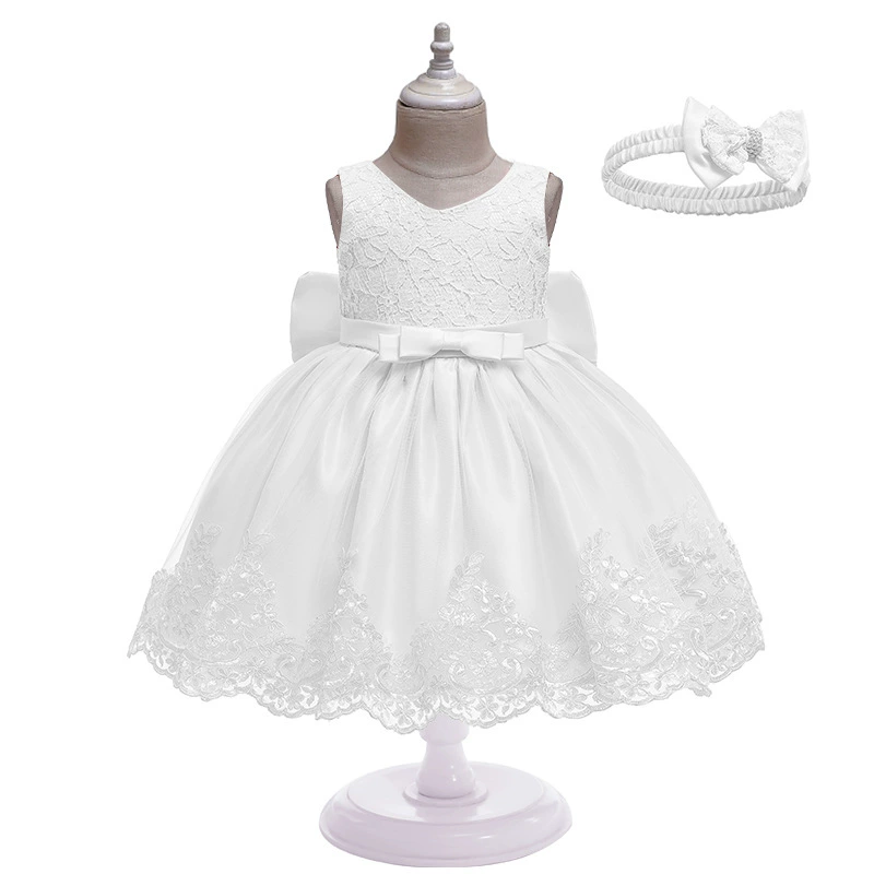 Newborn Girl Lace White Dress  - Baby Nursery Embroidery review and price