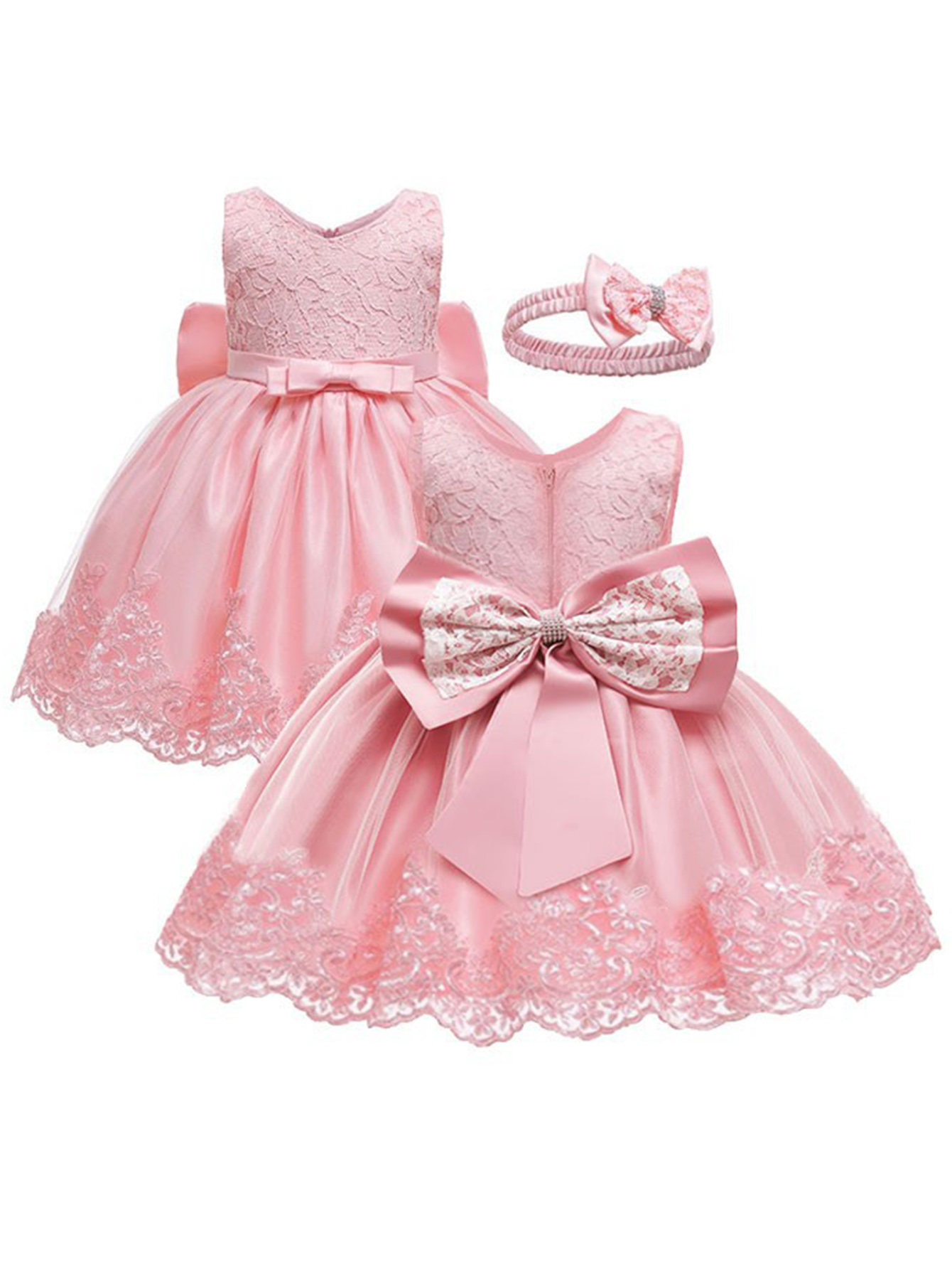 Newborn Girl Lace White Dress  - Baby Nursery Embroidery review and price