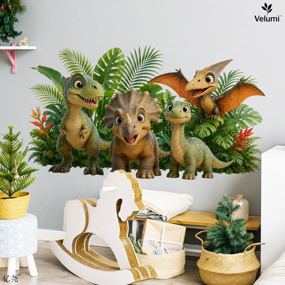 Cute 3D Dinosaur Wall Stickers - Baby Nursery Wall Decals review and price