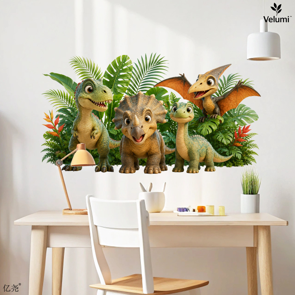 Cute 3D Dinosaur Wall Stickers - Baby Nursery Wall Decals review and price